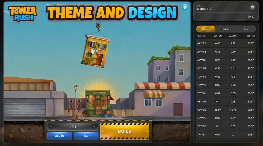 Theme and Design of Tower Rush